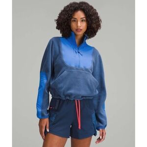 Lululemon Fleece+Ripstop Hiking Pullover Blue Size 6